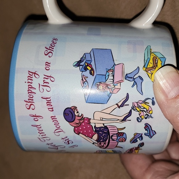 Ceramic Coffee Mug with Shoe Sentiment Design - Picture 6 of 9